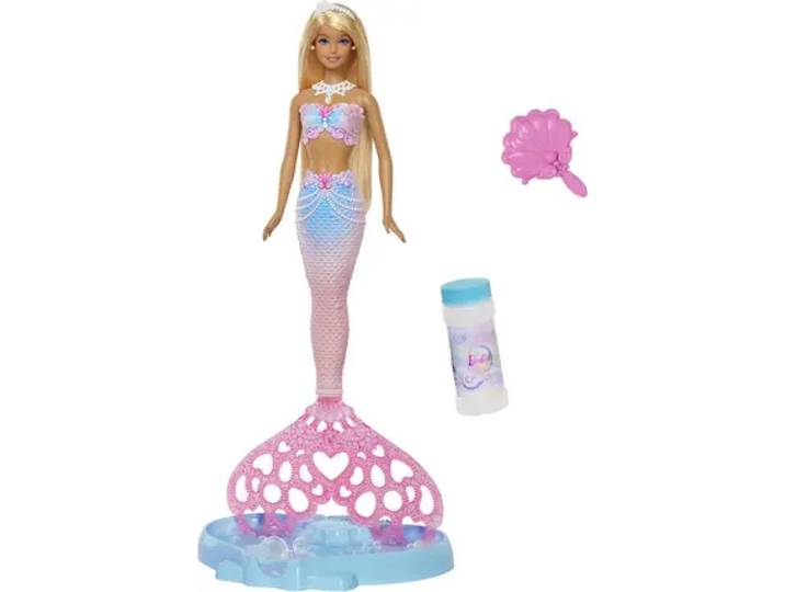 Poupée barbie sirène bulle magique