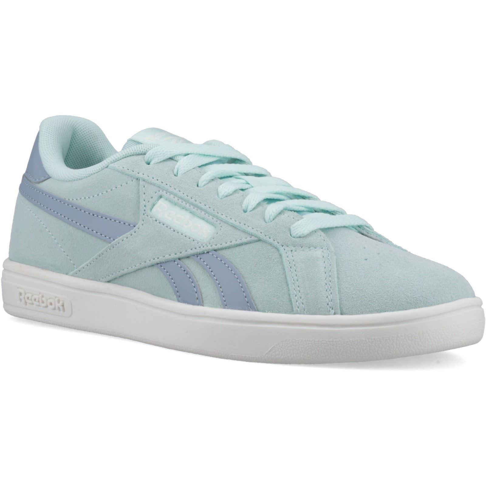 Reebok Court Retro Textiel Dames Glitchaqua/Leisureblue/Krijt Sneakers