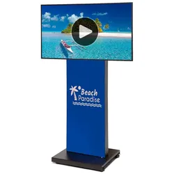 Digitales Schaufenster Display Textil Mit 43" QMR Bildschirm Inkl. Print Front Und Rückseite