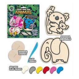 Splat Planet Malset aus Holzplastilin mit Tieren (69961494)
