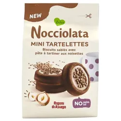 Rigoni di Asiago Nocciolata Mini Tartelettes Bianca bio