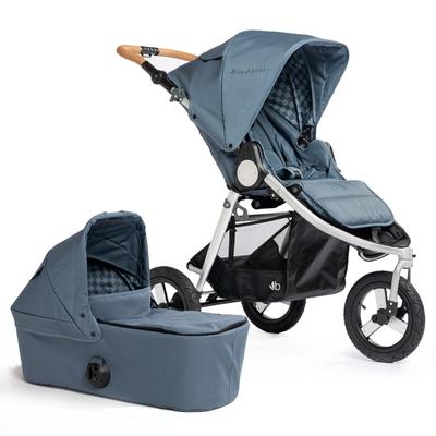 Bumbleride Indie Single Stroller + Bassinet Bundle - Ocean / Ocean
