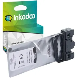 Inkadoo, Druckerpatrone, Kompatibel zu Epson C13T946140 / T9461 Tintenpatrone, schwarz (BK)