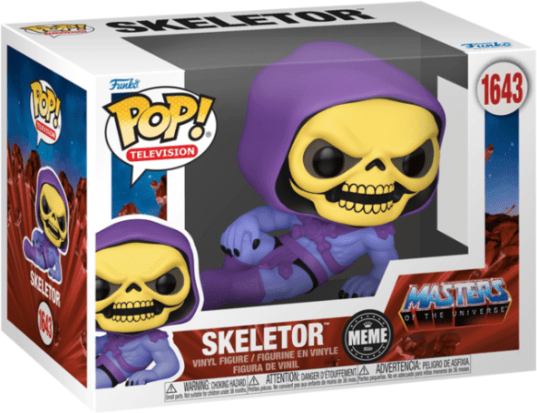 Funko Pop! MEME - Masters of the Universe Skeletor Figure, 8 cm/3.15 in, Funko