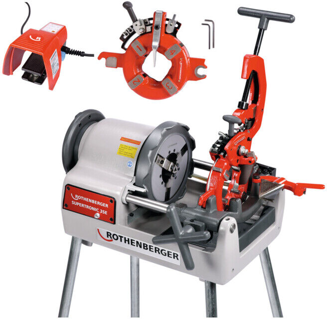 Rothenberger SUPERTRONIC 3SE Machine à fileterAuto, BSPT R 1/2