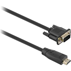 T'nB Câble HDMI VGA M/M 2m (2 m), Videokabel, Schwarz