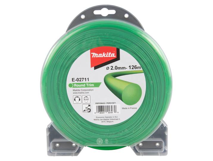 Fil de coupe Vert 2mm x 126m rond MAKITA E-02711
