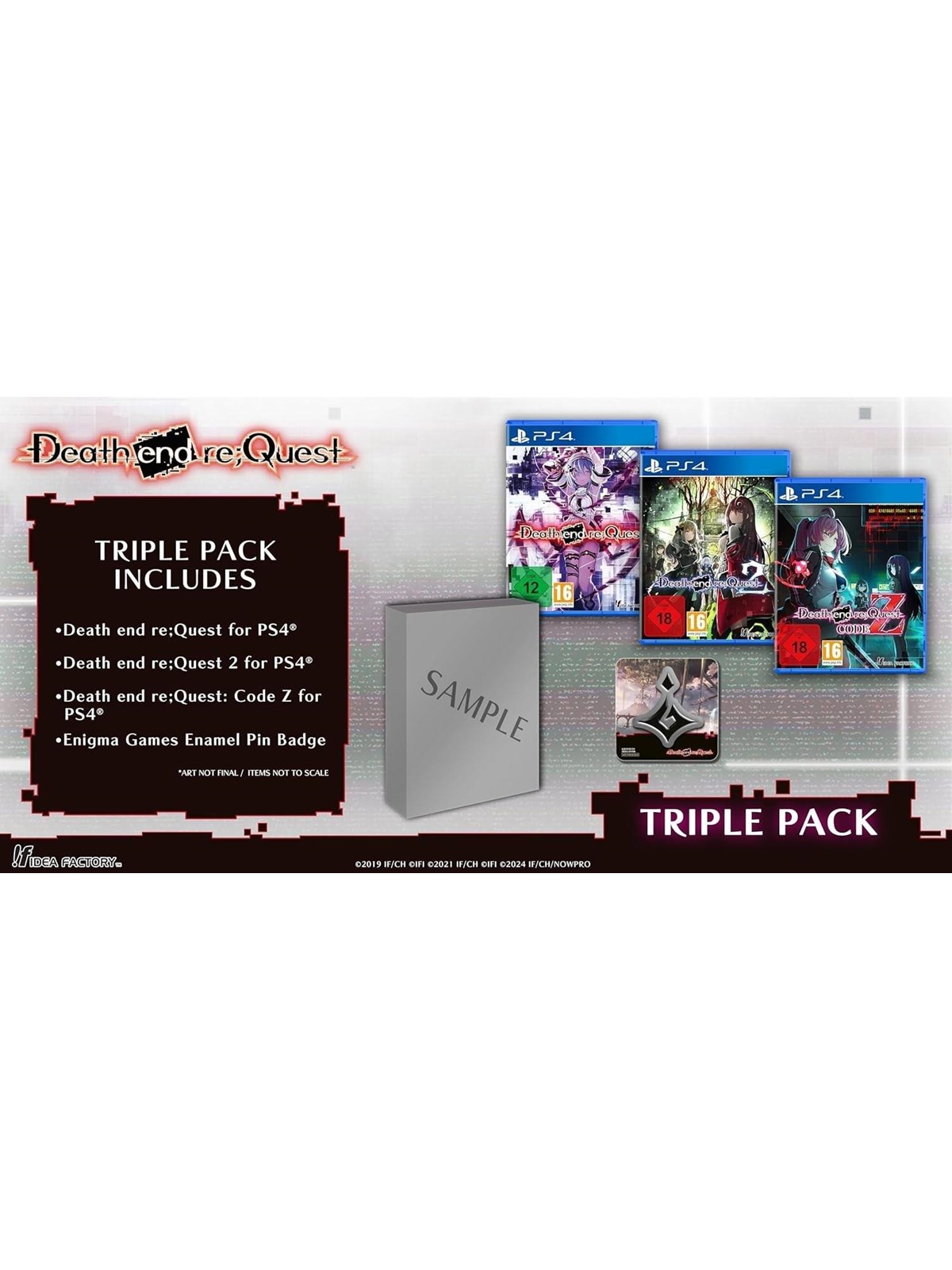 Death end re,Quest (Triple Pack) - Sony PlayStation 4 - RPG - PEGI 16