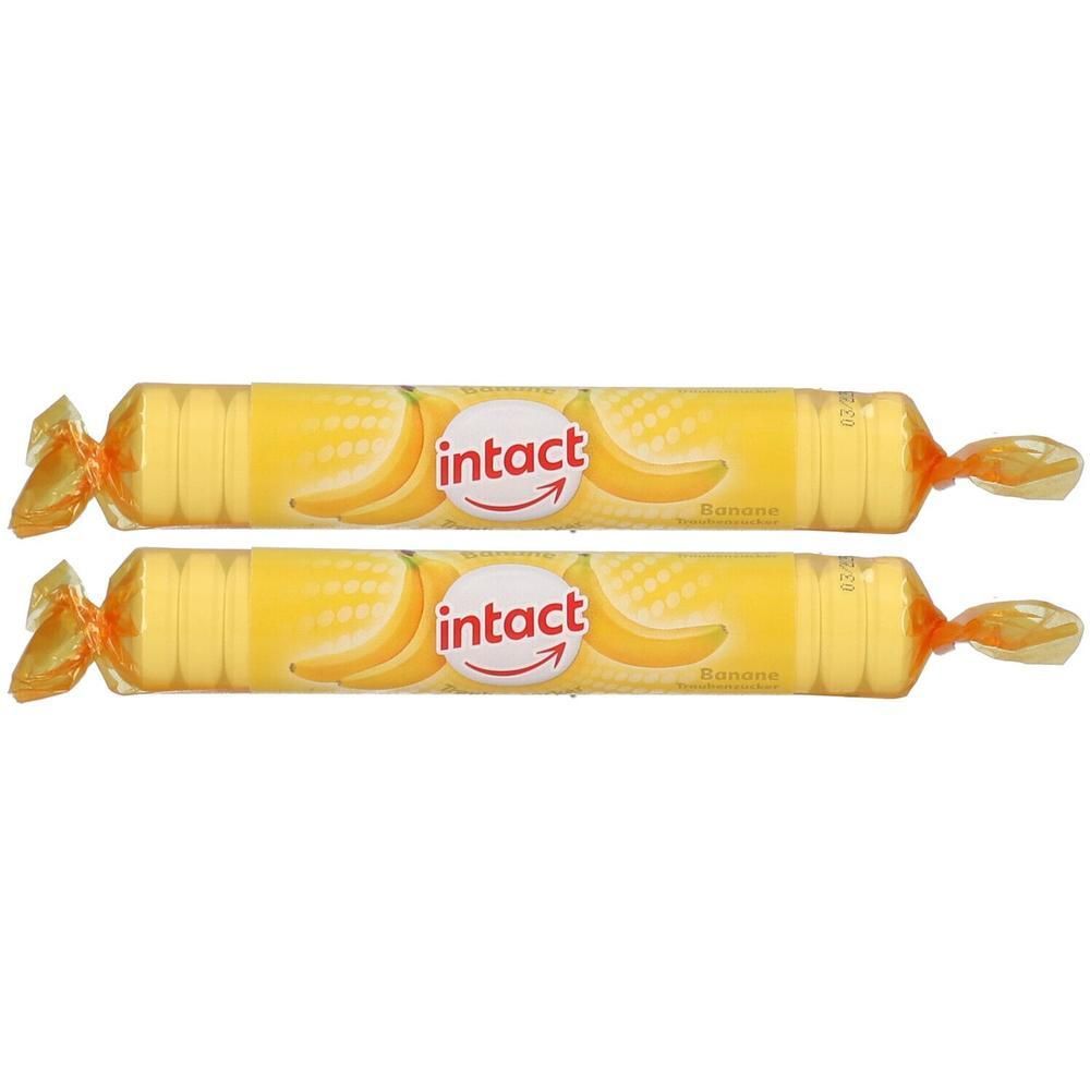 Intact Traubenzucker Rolle Banane 2x 2x1 St Tabletten