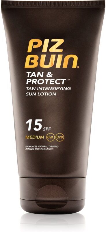 Piz Buin Tan & Protect schützende Sonnenlotion für schnellere Bräune LSF 15 150 ml