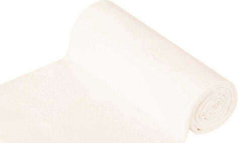 Glatter Bündchenstoff "Comfort", weiß