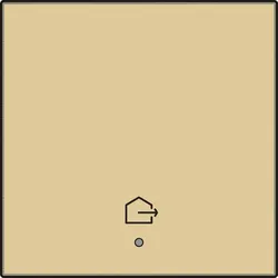 Niko Züblin 221-32902 Abdeckung mit Linse, für vernetzten Einfachschalter, Symbol „Haus verl 22132902