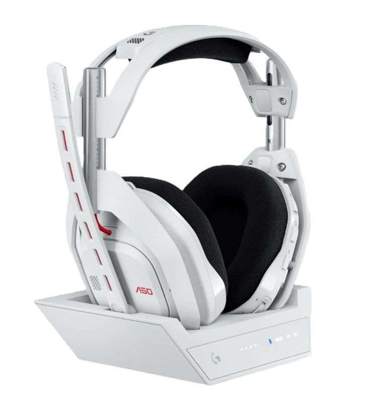 Logitech Gaming LogitechG ASTRO A50 (Gen 5) Weiß - Kabelloses LIGHTSPEED Gaming-Headset und Basisstation mit PLAYSYNC Audio 939-002230