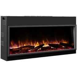 Elektrokamin Einbaukamin BALDERIA Amazona 44" – Heizung bis 2000 W, schwarz