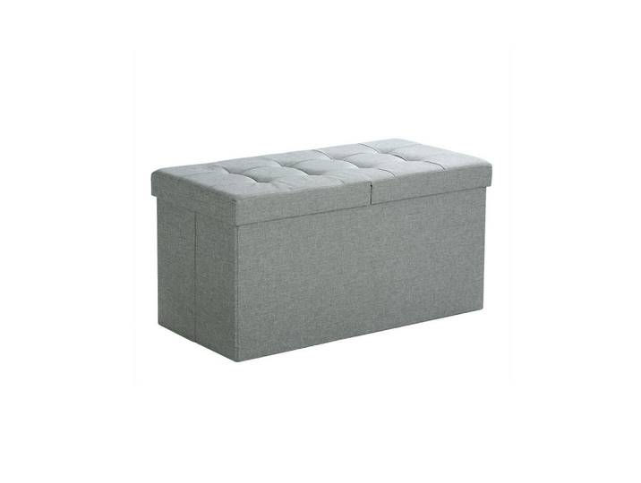 Hansiro Sitztruhe, Grau, 38x38x76 cm, Esszimmer, Bänke, Sitzbänke