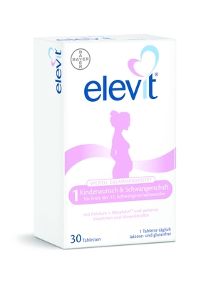 Bayer Vital GmbH ELEVIT 1 Kinderwunsch & Schwangerschaft Tabletten 32.9 g 11677800