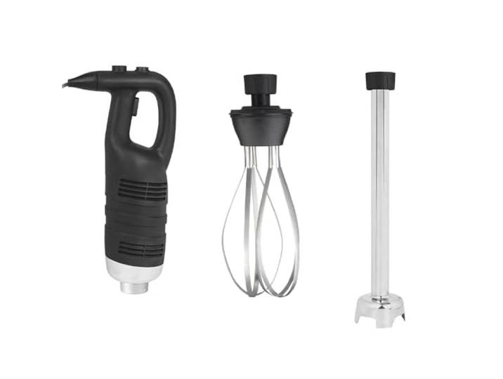 GGM Gastro STMLA65N#MSA50#RBA25 Stabmixer inkl. Mixstab 500mm & Rührbesen - 650 Watt - Geschwindigkeit stufenlos regelbar