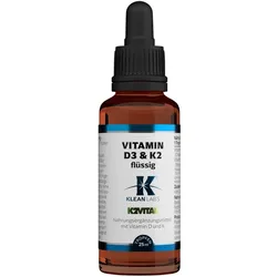 VITAMIN D3 & K2 Liquid KLEAN LABS 25 ml