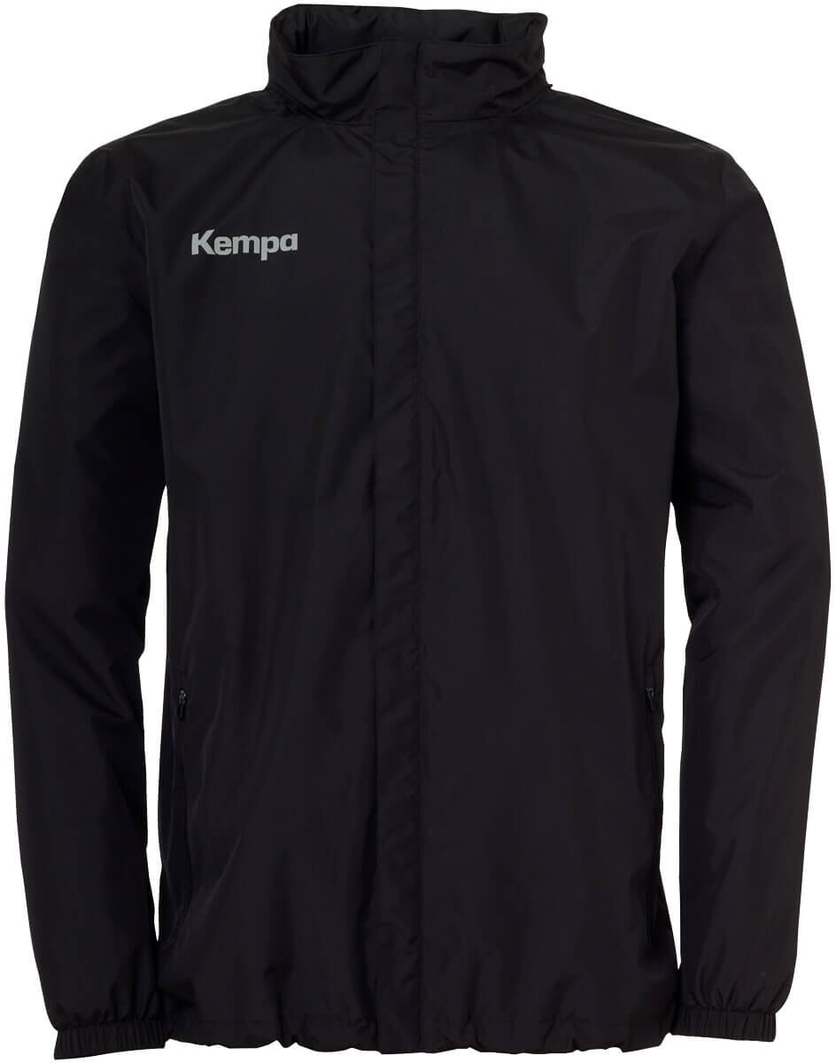 Regen- und Matschjacke KEMPA "Regenjacke Rain Jacket", Herren, Gr. L, schwarz, Obermaterial: 100% Polyester PES., Jacken
