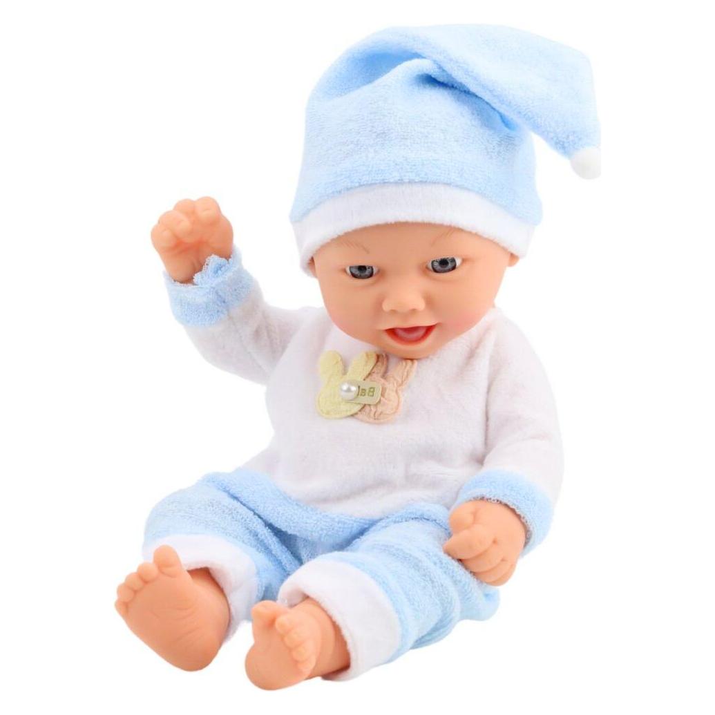 Lean Toys Lean Babypuppe Im Blauen Pyjama Mütze Mit Bommel (65613889)