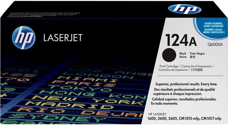 HP 124A (Q6000A) - Schwarz - Toner