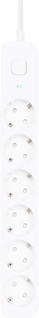 BlueBuilt Stekkerdoos 6-voudig Wit 3 meter