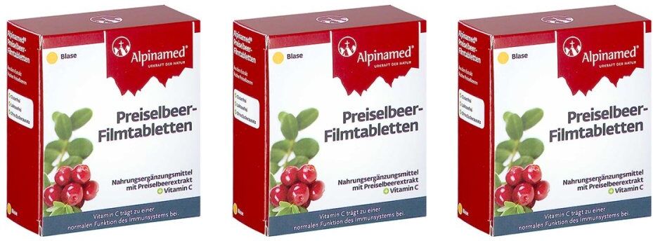 Alpinamed Preiselbeer Filmtabletten 3x120stk