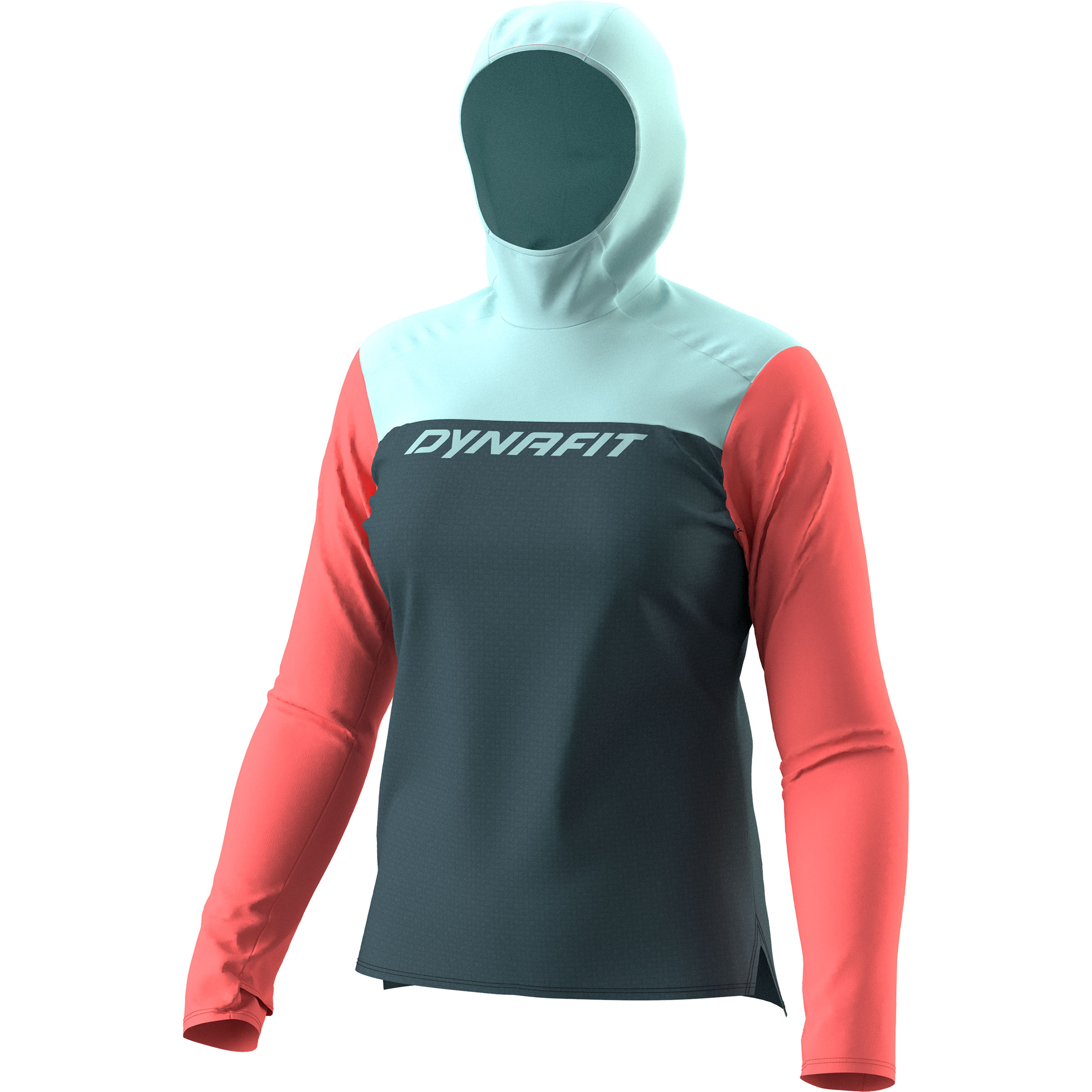 Dynafit Traverse Sun Damen Hoodies blau Größe XS Trekking Elastisch