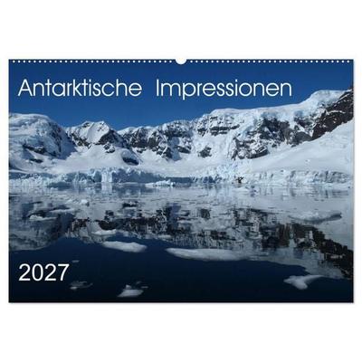 Antarktische Impressionen (Wandkalender 2027 DIN A2 quer), CALVENDO Monatskalender