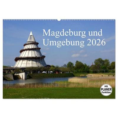 Magdeburg und Umgebung 2026 (Wandkalender 2026 DIN A2 quer), CALVENDO Monatskalender