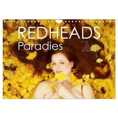 REDHEADS Paradies (Wandkalender 2027 DIN A4 quer), CALVENDO Monatskalender
