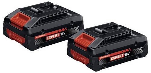 Bosch Professional 1600A03738 2x EXBA18V-40 Werkzeug-Akku 18V 4.0Ah