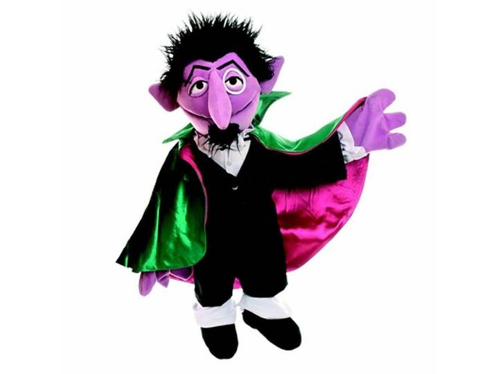 Living Puppets Handpuppe Living Puppets Handpuppe Graf Zahl Sesamstrasse 65 cm SE106 (Packung), Sehr gut geeignet um Geschichten zu erzählen