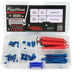 Floyd Rose FRUK1-SS-BL Schraubenset Blue Stainless Steel - Schraube