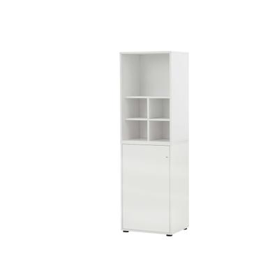 Möbelpartner Büromöbel Set Pigeon | Aktenregal, Aktenschrank & Regalkreuz | Breite 51cm | Weiß von PROREGAL