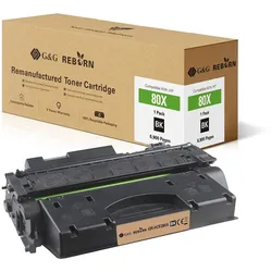 Reborn-Toner ersetzt HP 80X