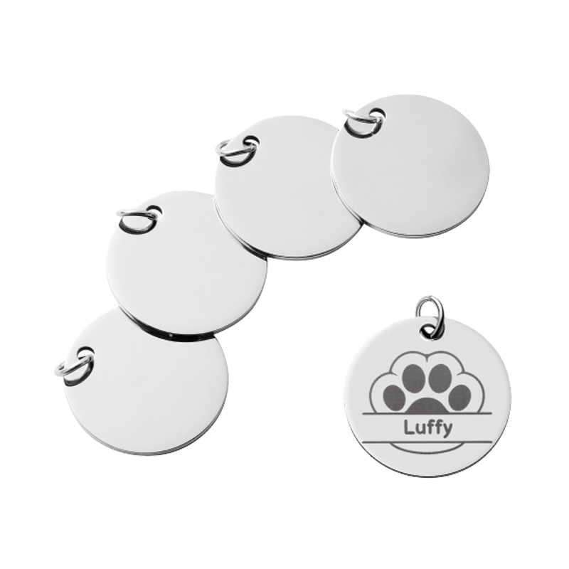 Bambu Lab Round Stainless Steel Tag (5PCS) B-YC002