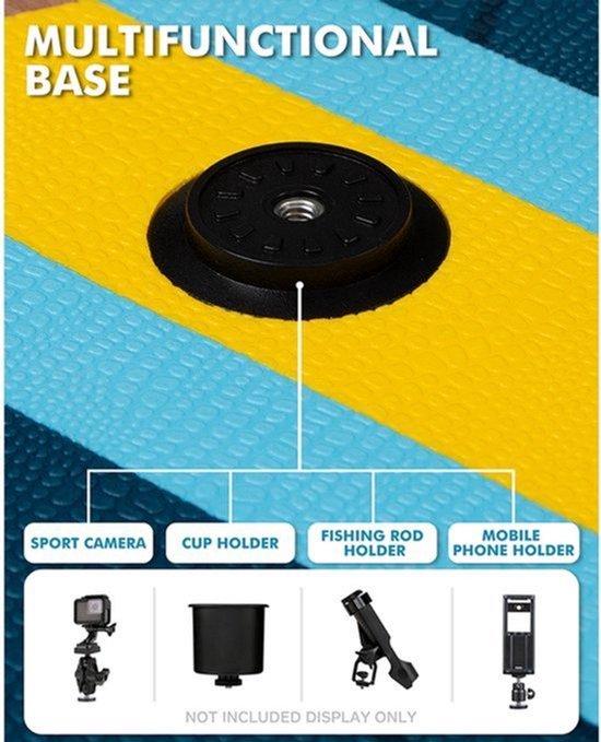 Aufblasbares Paddle Board - Blau - 11'6'' - Robustes PVC - Komplettes Wassersport-Set für Erwachsene