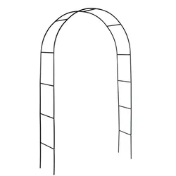 Haushalt International Rosenbogen aus Metall grün lackiert 240x140x37cm 62308
