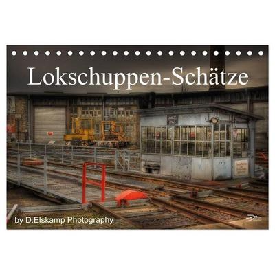 Lokschuppen-Schätze (Tischkalender 2026 DIN A5 quer), CALVENDO Monatskalender