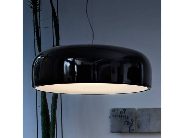 Design hanglamp Smithfield, dimbaar, zwart, Woon-/ Eetkamer, Aluminium, Design, hanglamp