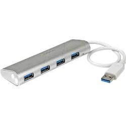 ST 43004UA - USB 3.0 4 Port Hub, mobil, Aluminium