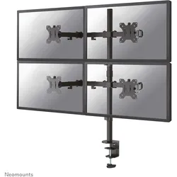 Neomounts FPMA-D550D4 (Tisch, 32", 6 kg), Monitor Halterung, Schwarz