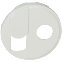 Legrand, Steckdose, Celiane TV-RJ45 Steckdosenplatte weiss (068239)