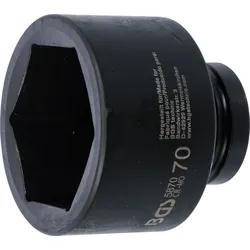 BGS Kraft-Steckschlüssel-Einsatz Sechskant | Antrieb Innenvierkant 25 mm (1"") | ...