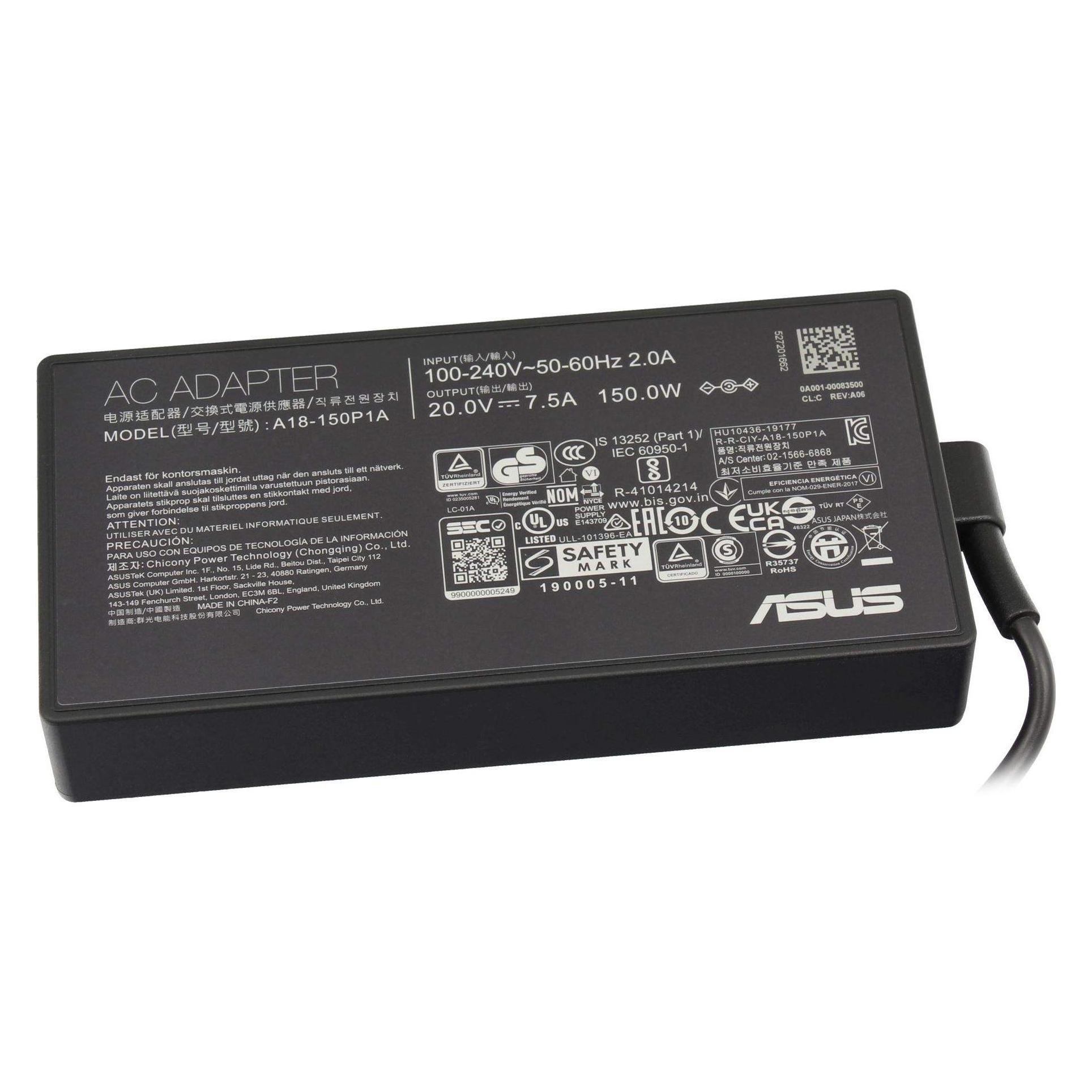 ASUS ADAPTER 150W 20V 3P(6PHI) (150 W) (0A001-00082200)
