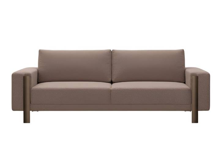 JVmoebel 3-Sitzer Minimalistisch 4-sitzer sofa Modernes Interieur Dunkelbraun Farbe, 1 Teile
