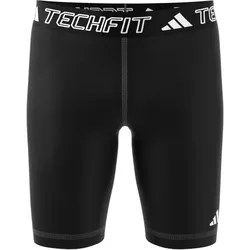 adidas TECHFIT kurze Trainings-Tight  Kinder/Teenager schwarz/weiß - 152