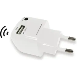 Helden Receveur Bluetooth Heden en prise murale + cable jack (Empfänger), Bluetooth Adapter, Weiss