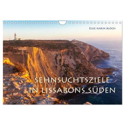 Sehnsuchtsziele im Süden Lissabons (Wandkalender 2027 DIN A4 quer), CALVENDO Monatskalender